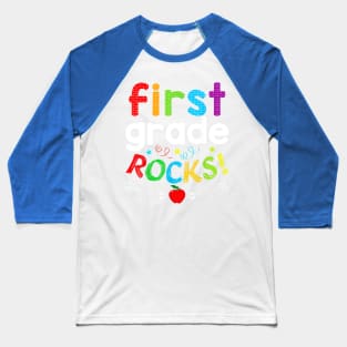 1st grade rocks Baseball T-Shirt